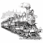 Intricate Detail Orient Express Coloring Pages 1