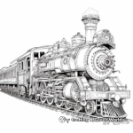 Intricate Detail Orient Express Coloring Pages 4