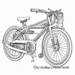 Intricate Detailed Bike Coloring Pages for Adults 3
