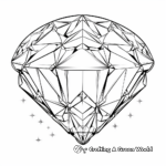 Intricate Diamond Pattern Coloring Pages 1