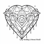 Intricate Diamond Pattern Coloring Pages 2