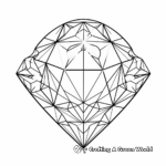 Intricate Diamond Pattern Coloring Pages 4