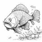 Intricate Drawing of a Rock Cod Coloring Pages 2
