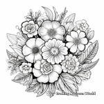 Intricate Earth Day Floral Design Coloring Pages 1