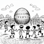 Intricate Egg and Spoon Race Coloring Pages 3