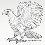 Intricate Egyptian Vulture Coloring Pages 4