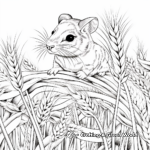 Intricate Harvest Mouse Coloring Pages 2