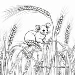Intricate Harvest Mouse Coloring Pages 3