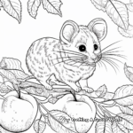 Intricate Harvest Mouse Coloring Pages 4
