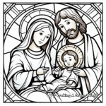 Intricate Holy Family Coloring Pages for Artists 1