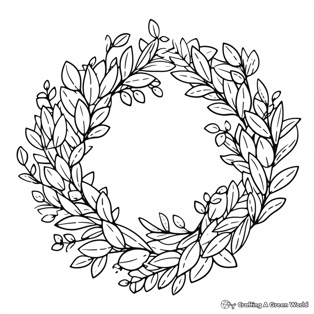 Wreath Coloring Pages Free Printable Wreath Coloring Pages Free Printable