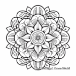 Intricate Mandala Coloring Pages 3