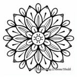 Intricate Mandala for New Year's Intention Setting Coloring Pages 1