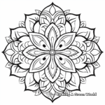 Intricate Mandala for New Year's Intention Setting Coloring Pages 4