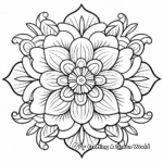 Intricate Mandala Wednesday Coloring Pages 1