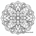 Intricate Mandala Wednesday Coloring Pages 3