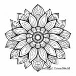 Intricate Mandala Wednesday Coloring Pages 4