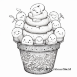Intricate Mochi Ice Cream Coloring Pages 3