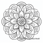 Intricate New Year Mandala Coloring Pages 4
