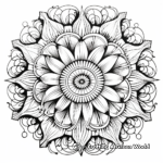 Intricate New Year Mandala Coloring Pages for Adults 4