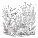 Intricate Ocean Life Coloring Pages 1