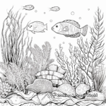 Intricate Ocean Life Coloring Pages 3