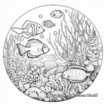 Intricate Ocean Life Coloring Pages 4