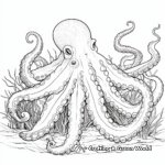 Intricate Octopus Coloring Pages for Adults 1