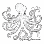 Intricate Octopus Coloring Pages for Adults 3