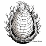Intricate Patterned Dragon Egg Coloring Pages 2