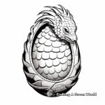 Intricate Patterned Dragon Egg Coloring Pages 4
