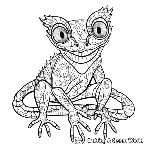 Gecko Coloring Pages - Free & Printable!