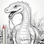 Intricate Plateosaurus Dinosaur Coloring Pages 3