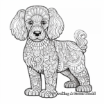 Intricate Poodle Coloring Pages for Artists 3