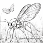 Intricate Praying Mantis Coloring Pages For Adults 2