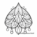 Intricate Raindrop Mosaic Coloring Pages for Adults 3