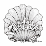 Intricate Seashell Coloring Pages for Relaxation 2