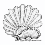 Intricate Seashell Coloring Pages for Relaxation 4