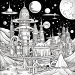 Intricate Space Galaxy Coloring Pages 2