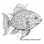 Intricate Spawning Salmon Coloring Pages 4