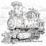Intricate Steampunk Designs for Adult Coloring 3