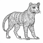 Intricate Tasmanian Tiger Coloring Pages for Adults 4