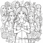 Intricate 'Thank You, Nurses' Coloring Pages 2