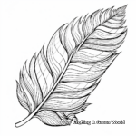 Intricate Turkey Feather Coloring Pages 3
