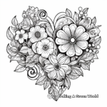 Intricate Valentines Mandala Coloring Pages 3