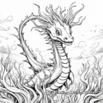 Intricate Weedy Sea Dragon Coloring Pages 2