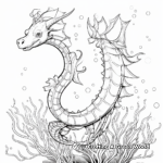Intricate Weedy Sea Dragon Coloring Pages 3