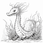 Intricate Weedy Sea Dragon Coloring Pages 4