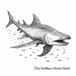 Intricate Whale Shark Coloring Pages 1