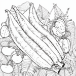Intricate Wild Banana Coloring Pages 3